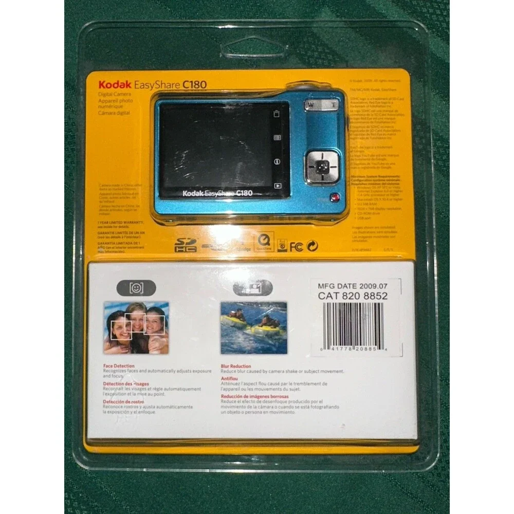 Kodak Easy Share C180 10.2MP Digital Camera New In Package Sealed